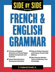 Side by side French & English grammar  Cover Image
