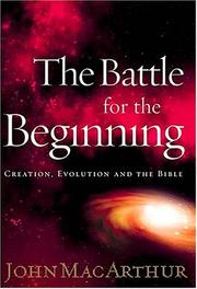 The battle for the beginning : the Bible on creation and the fall of Adam  Cover Image