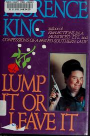 Lump it or leave it  Cover Image