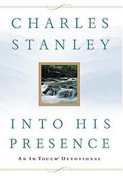 Into His presence : an In Touch devotional  Cover Image
