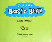 Just like Bossy Bear Book cover