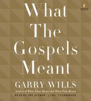What the Gospels meant Cover Image