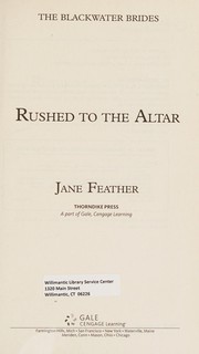 Rushed to the altar Cover Image