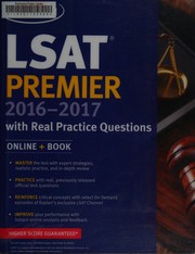 LSAT premier 2016-2017 Book cover