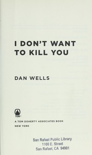 I don't want to kill you  Cover Image