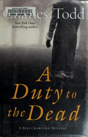 A duty to the dead  Cover Image