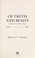 Go to record Of truth and beasts : a novel of the noble dead