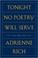 Go to record Tonight no poetry will serve : poems, 2007-2010